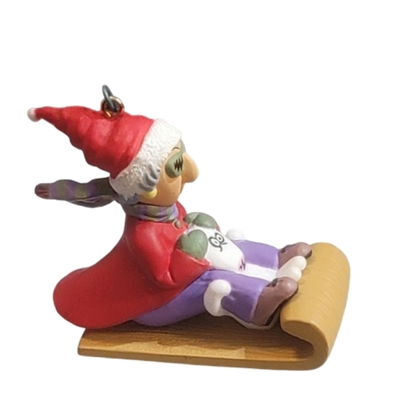 Maxine Christmas Ornament Hallmark Keepsake Maxine and Floyd on Sled - Picture 3 of 6